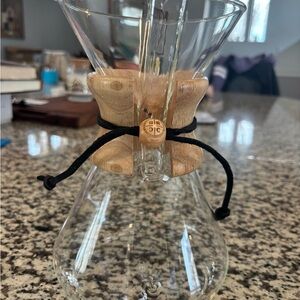 Chemex Black Rifle Coffee Co Glass Pour-Over Coffee Maker- Natural Brown